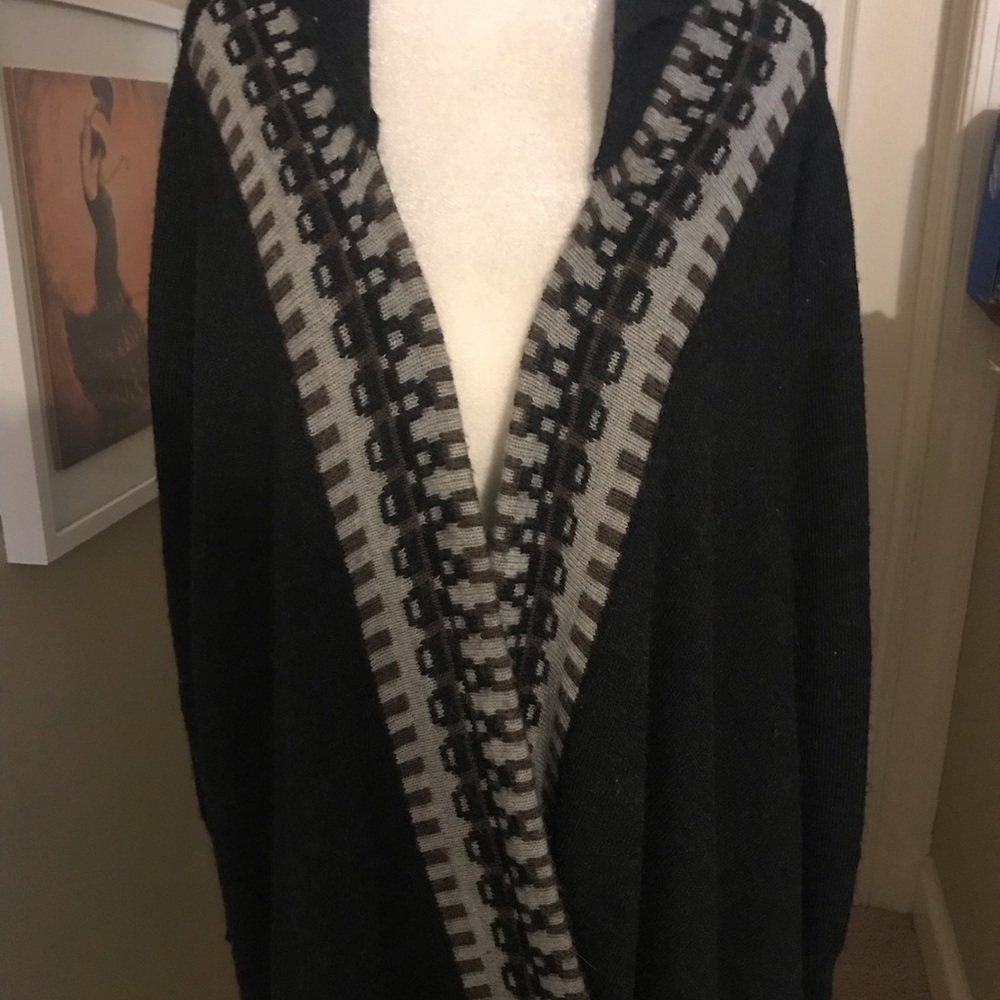 A beautiful long spring coat.